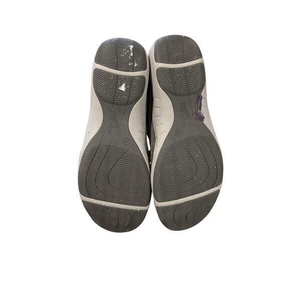 Dansko Hilde Slip On Shoes Gray Shimmery Suede Leather Women's size 39 US 8.5 - Picture 10 of 11